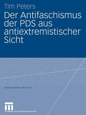 Der Antifaschismus der PDS aus antiextremistischer Sicht - ebook